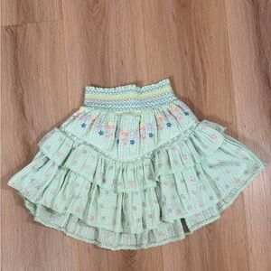 NWOT Loveshackfancy Talma Mini Skirt